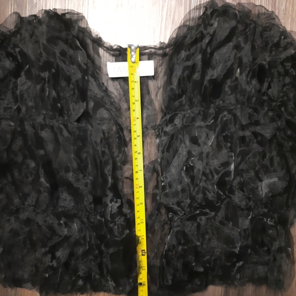 Aethereal Tank Air Sheer Puffed Top Size 4 Organza - Picture 7 of 15